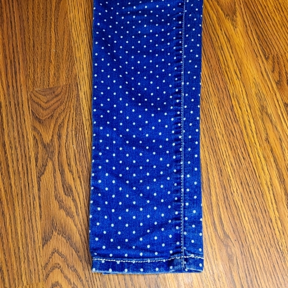 Celebrity Pink Women’s Skinny Jeans Size 5 Polka Dot Blue Stretch Denim A50 - Picture 3 of 9
